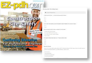 EZ-pdh.com course cover of a professional engineers